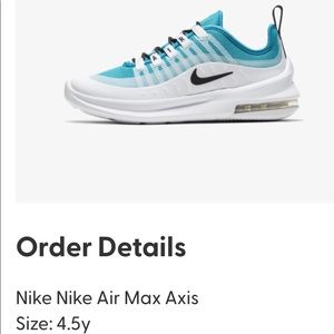 Never worn brand new kid Nike’s size 4 1/2 youth